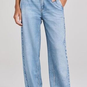 Rag & Bone Blue Flare Wide Leg Jeans